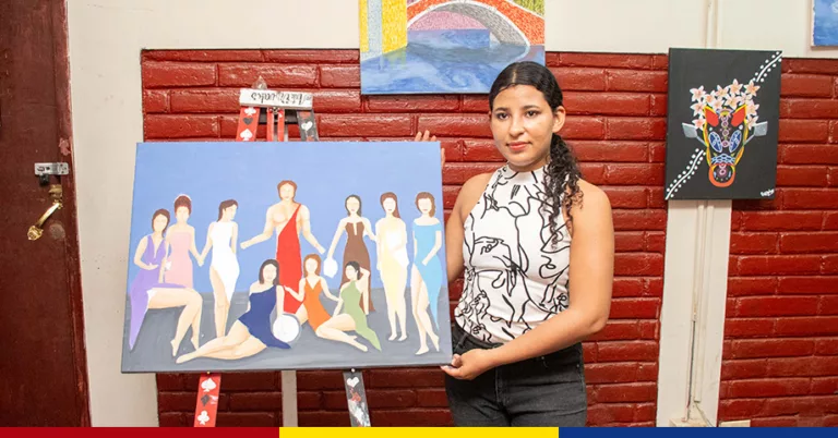 «Entre trazos»: Ninoska Espinoza y el poder transformativo del arte